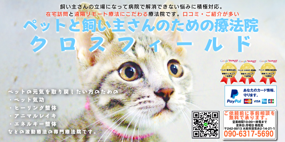 ペットと飼い主さんのための療法院クロスフィールド